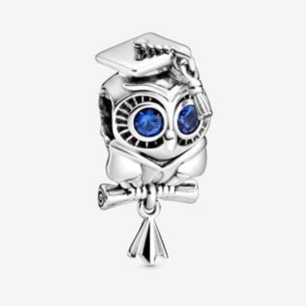 NewInBox Pandora Graduation Owl Charm